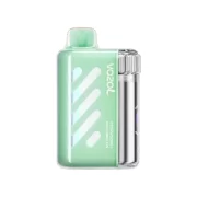 Vozol Vista 40K vape with Strawberry Watermelon flavor in a sleek, green design featuring the brand name VOZOL.
