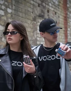 Vozol influencer enjoying the fun and flavor of Vozol vape